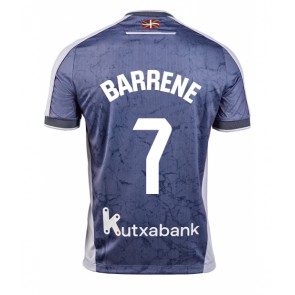 Real Sociedad Ander Barrenetxea #7 Udebanetrøje 2025-26 Kortærmet